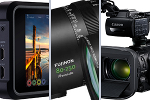 pre-nab product launches from canon, fujinon and atomos